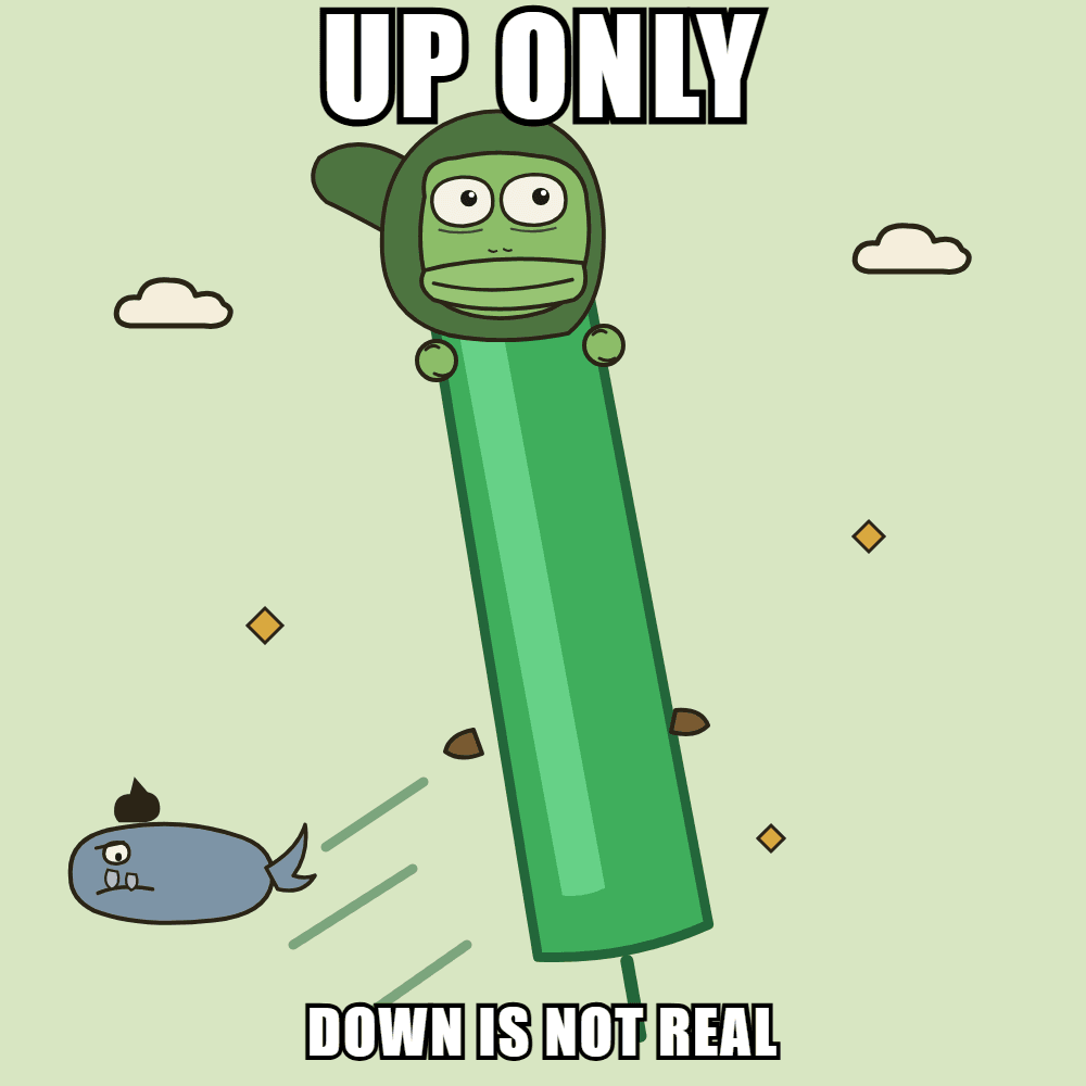 Meme: up only, down is not real